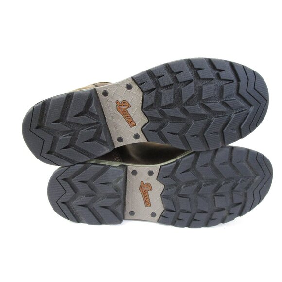 Danner Mens Brown Leather Steel Yard Waterproof Outdoor Work Boots Size 11 - Picture 6 of 10